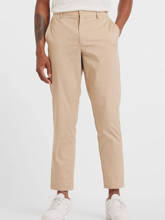 Παντελόνι σε Tapered Γραμμή Beige