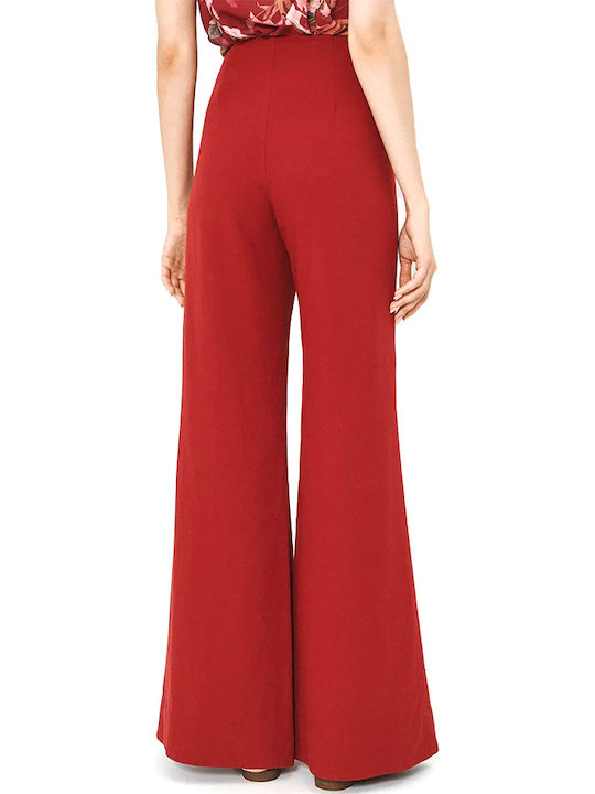 Access Women's High Rise Pantaloons in Straight Leg Style Red Access Women's High Rise Pantaloons in Straight Leg Style Red