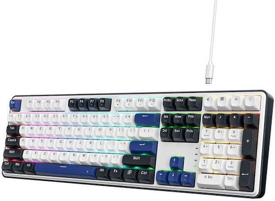 Redragon K689WBB-RGB Gaming Механична Клавиатура с Custom Суичове и RGB Осветление (International English) Wyvern