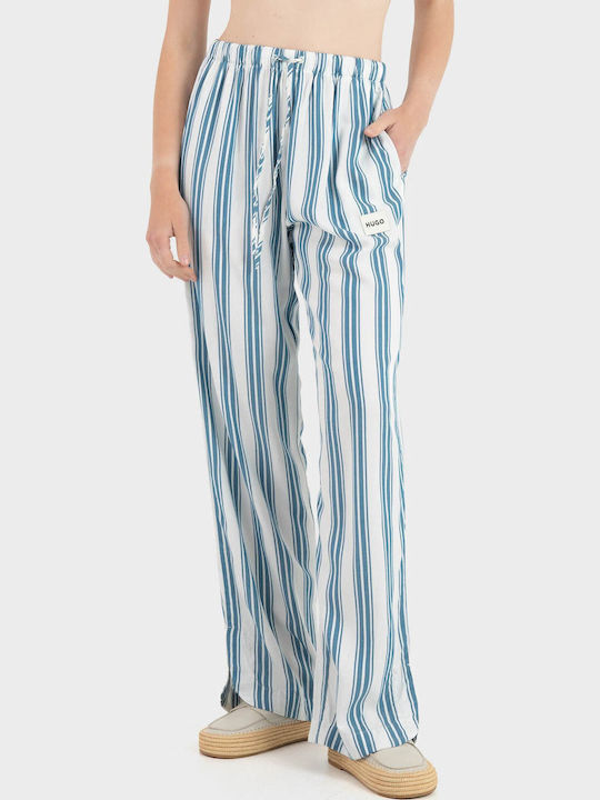 Damen Stoffhose Blau