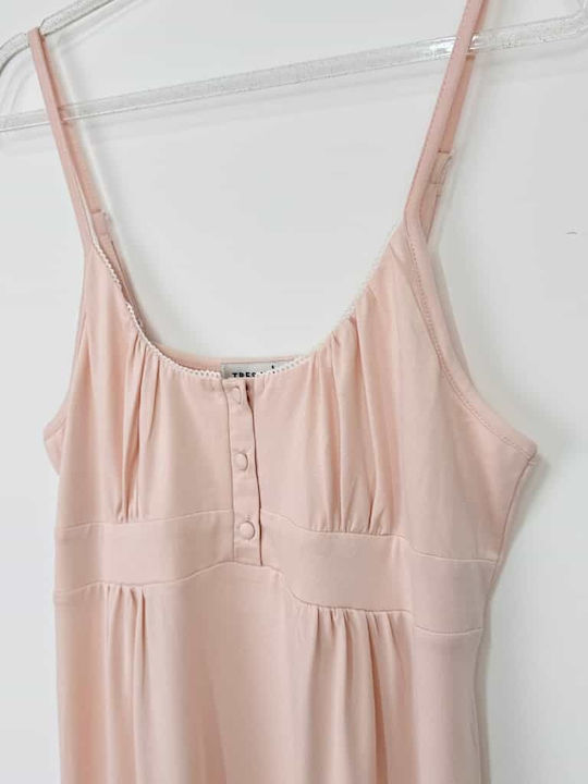 Tress Sommerliches Damen-Schlafanzug-Set Weiches Rosa