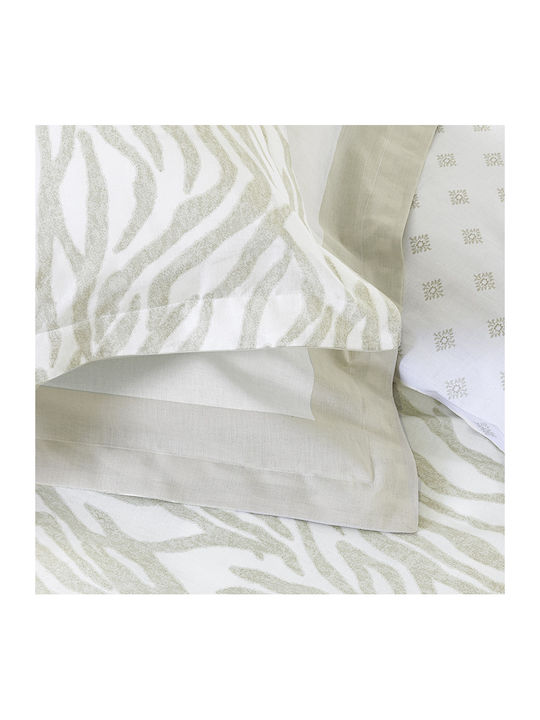 Nima Bettlaken Set King Size 270x280cm Ecru (4 Stück)