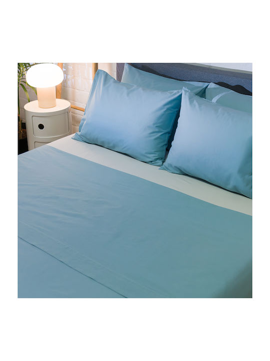 Naf Naf Hue Arona Σετ Σεντόνια Μονά 170x260εκ. Grey Violet (3τμχ)