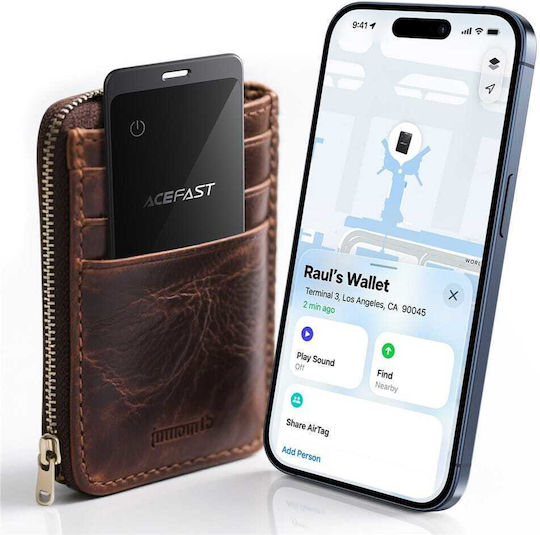 Acefast S3 Apple Find My Metallgrau