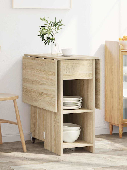 vidaXL Esszimmer- und Küchentisch Aus Holz Braun 115x70x75cm