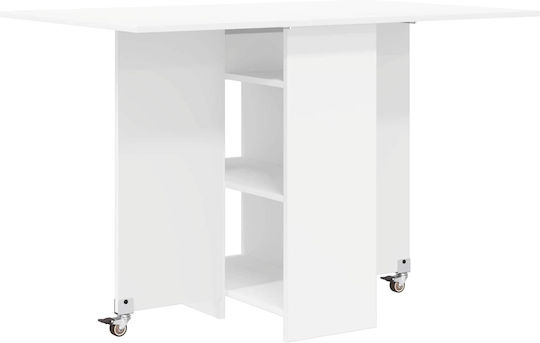 Masa De Dining Din Lemn Alb 115x70x75 cm
