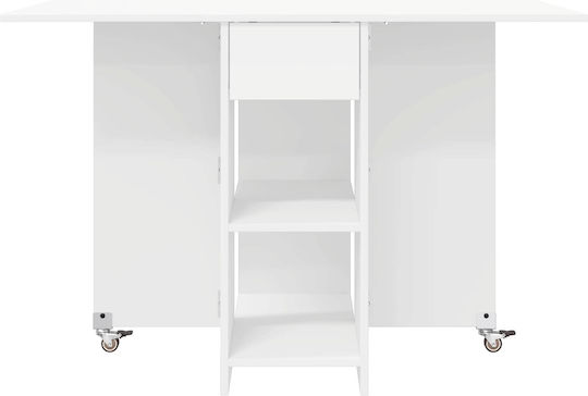 Masa De Dining Din Lemn Alb 115x70x75 cm