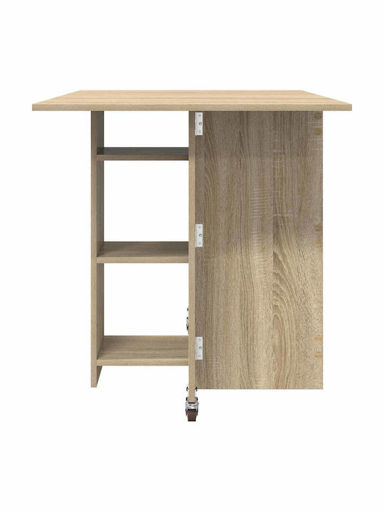 vidaXL Esszimmer- und Küchentisch Aus Holz Braun 115x70x75cm