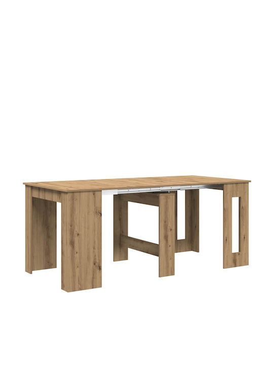 Masa Extensibilă de Dining din Lemn Prelucrat 180(+60)x85x75 cm