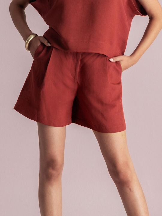 Women's Burgundy Shorts