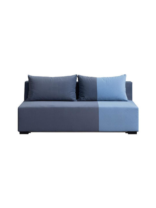 Mirello Doppelsitzer Sofa mit Stauraum Dunkelblau 198x95x78cm