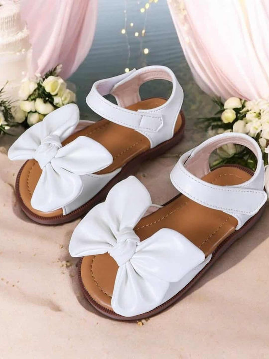 Kids' White Sandals