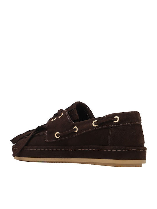Γυναικεία Loafers σε Καφέ Χρώμα