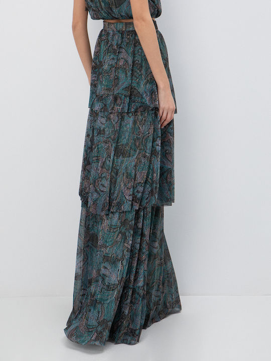 Maxi Skirt Floral Multicolour