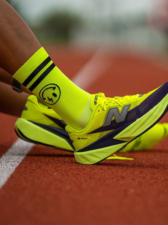 Sporcks Чорапи За Бягане Жълти 1 Чифт