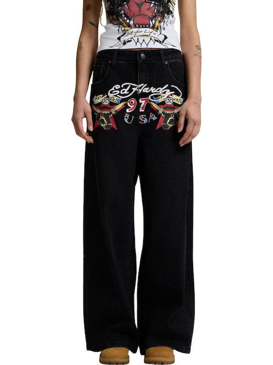 Ανδρικό Παντελόνι Τζιν Cropped Black