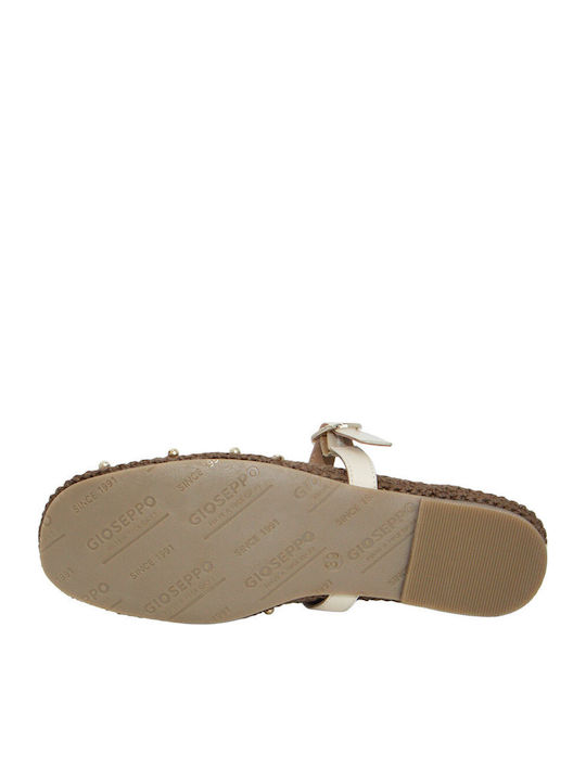 Leather Women's Ballerina Shoes In Brown Colour