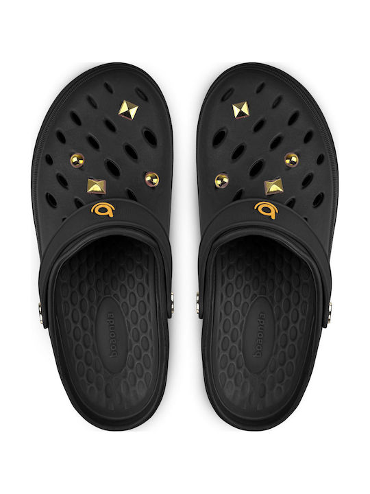 Boaonda Women's Anatomic Clogs Black