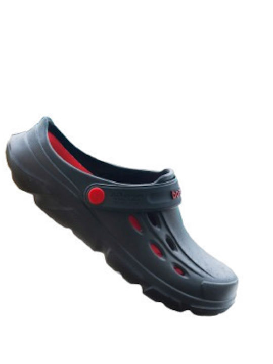 Boaonda Männliche Anatomische Holzschuhe Schwarze
