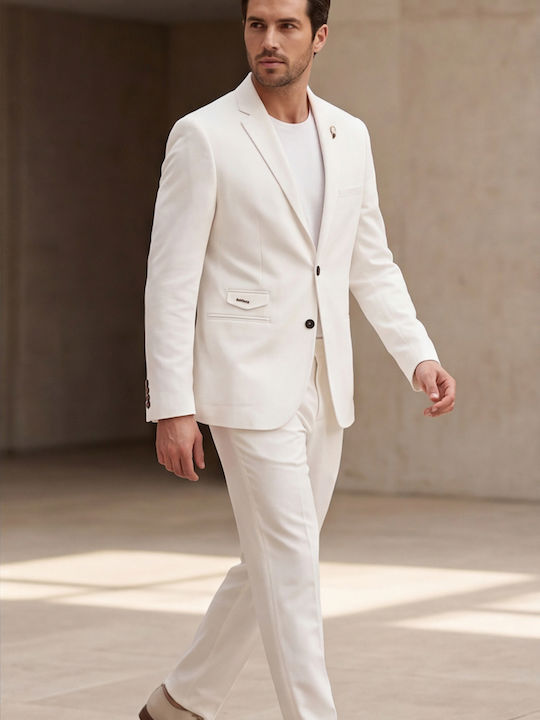 Men’s Suit Jacket White