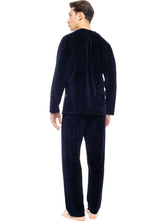 Ulisse Ulisse Herrenpyjama Baumwoll Pyjama Grau