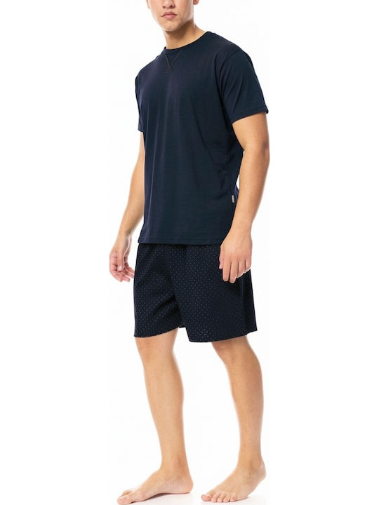 Ulisse Καλοκαιρινή Ανδρική Πιτζάμα Yacht Blue