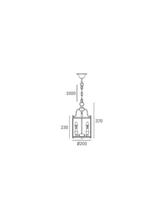 COSMOLight Candelabru Argintiu P03427CH