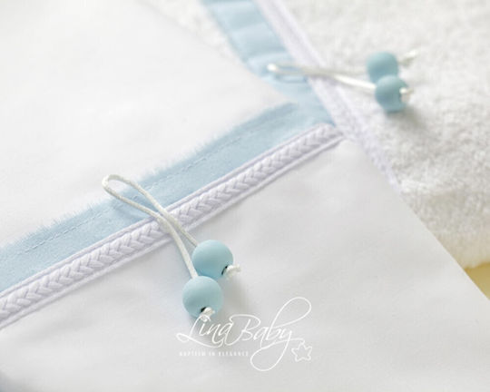 Lina Baby Set Christening Oilcloths Baby White 3 Pieces