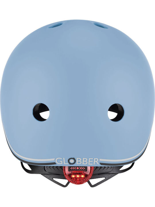 Globber Go Up Lights Kids City Bike Helmet Blue