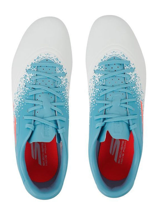 Skechers Razor 1.5 TF Football Shoes with Molded Cleats Blue