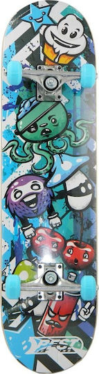 Skateboard-uri Complete Placă Scurtă Albastră