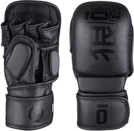 Okami MMA Training Gloves V2 Leather Black