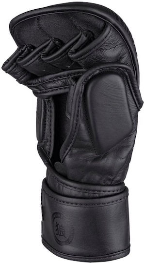 Okami MMA Training Gloves V2 Leather Black