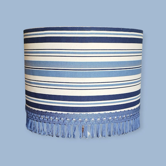 Oxygen Blue Stripes Floor Lamp Blue