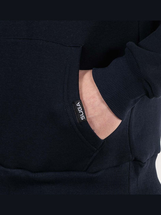Sweatshirt mit Kapuze Marineblau