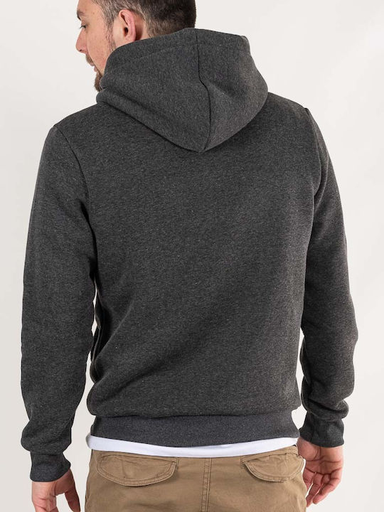 Sweatshirt with Hood Anthracite