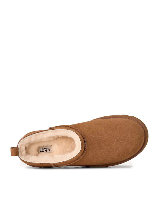Classic Micro Papuci De Iarnă Pentru Femei Bej Regular Fit