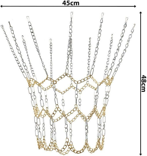 Steel Chain Link Net Basket Rim 12 Handles Enero