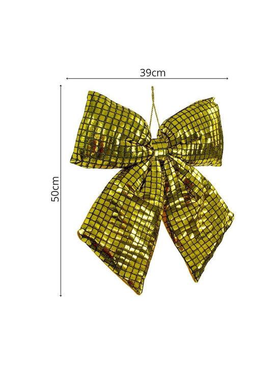 Decorative Gold Bow 39x50cm Mica Golden