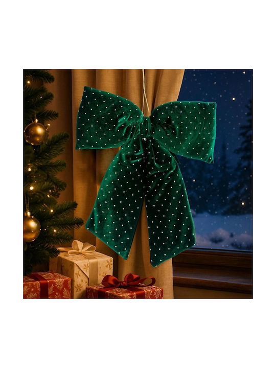Green Decorative Bow 39x50cm Mica Green