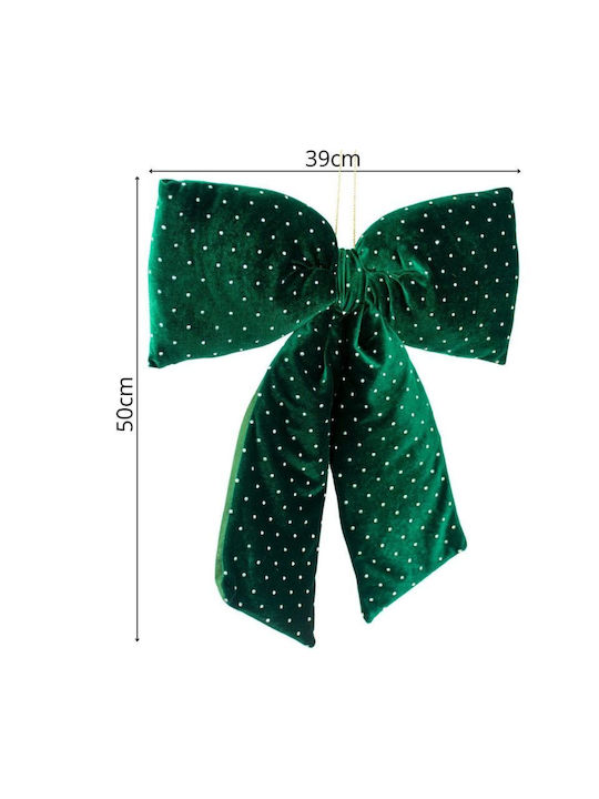 Green Decorative Bow 39x50cm Mica Green