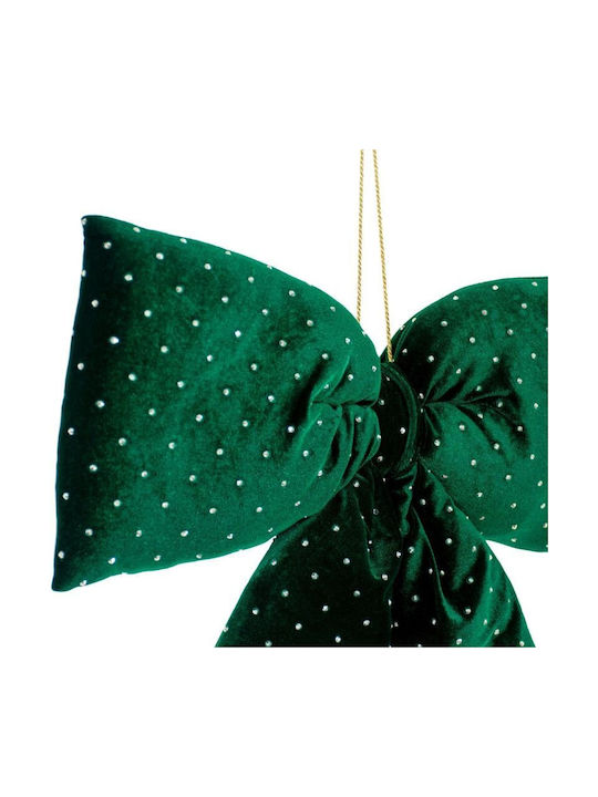 Green Decorative Bow 39x50cm Mica Green