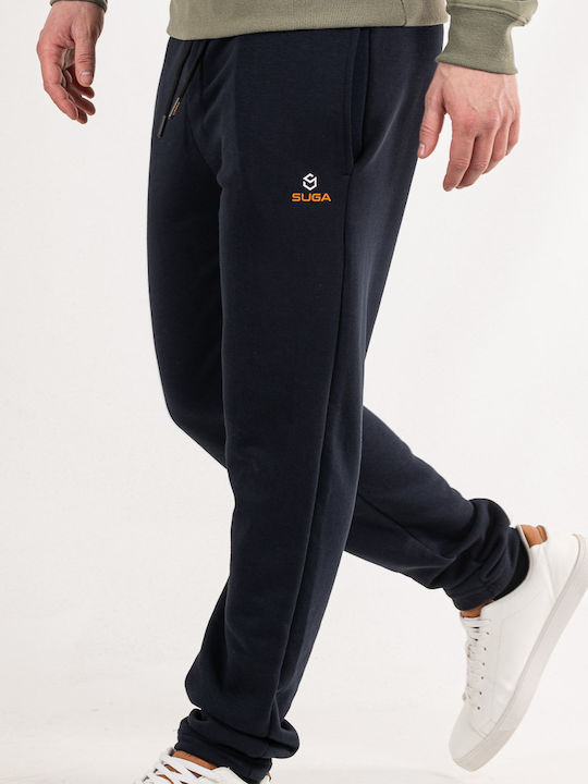 Herren-Sweatpants Jogginghose Marineblaue SUGA-W2604