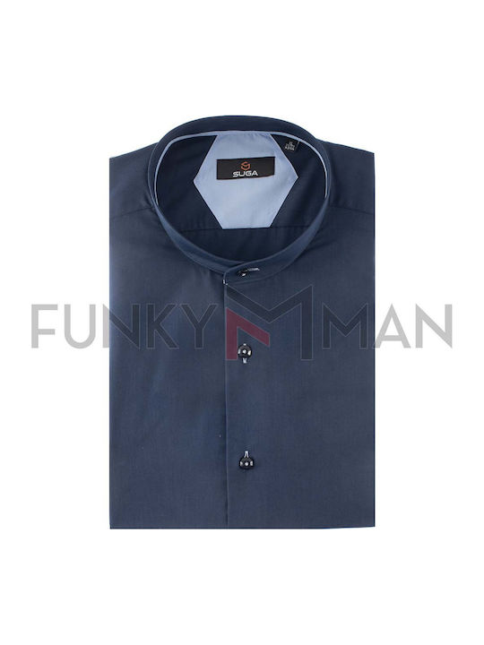 Long Sleeve Shirt in Regular Fit Navy