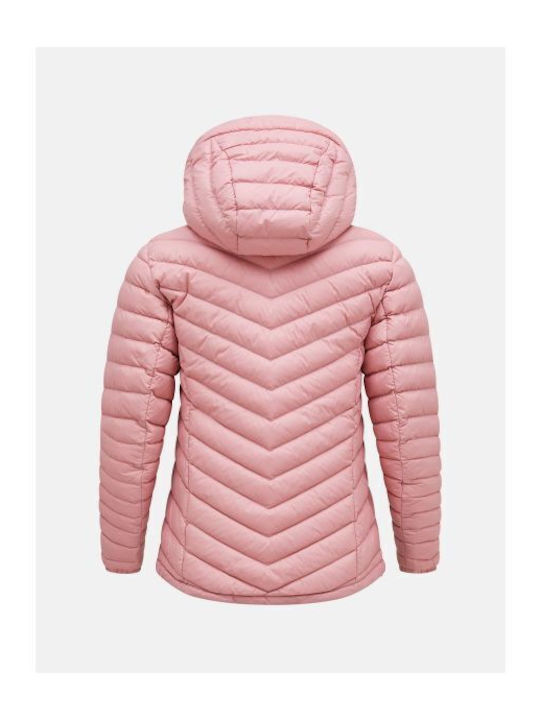 Γυναικείο Μπουφάν για Χειμώνα Pink