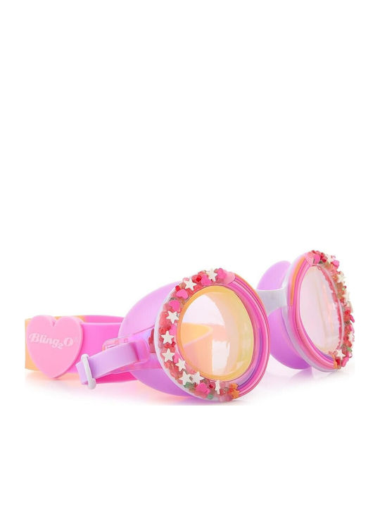 Bling2O Kids Swimming Goggles with Anti-Glare Lenses Pink