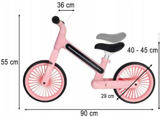 Bicicletă Fără Pedale Roz
