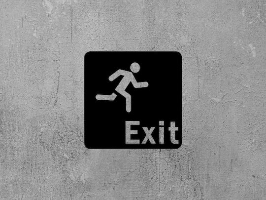 Έξοδος Κινδύνου Exit – Πινακίδα Σήμανσης