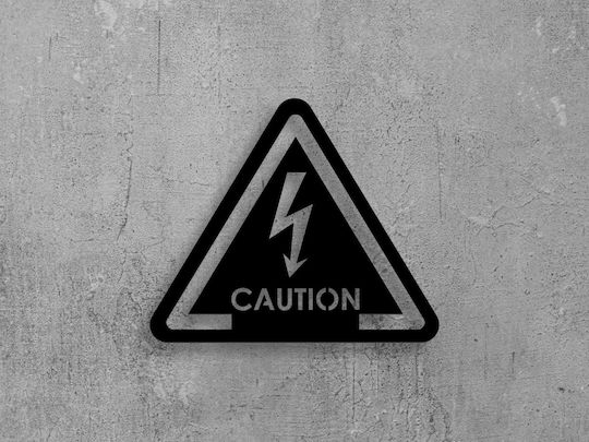 Πινακίδα Προειδοποίησης «caution»