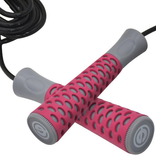 Fitness Skipping Rope Pvc 300cm Pink Enero Fit Pink